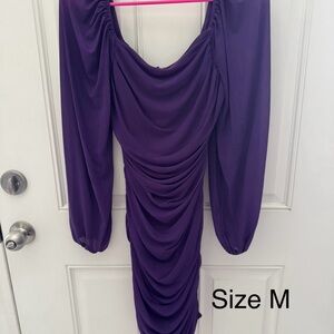 Elegant Purple Women's Dress